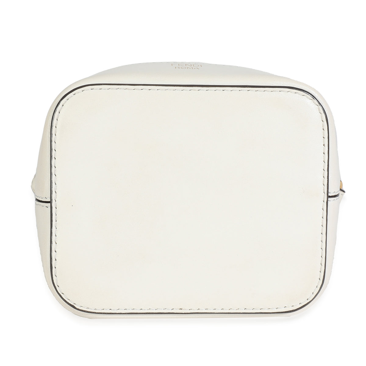 White TPU FF Vitello Grace F is Fendi Mini Mon Tresor Bucket Bag