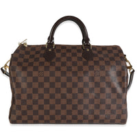Damier Ebene Canvas Speedy Bandouliere 35