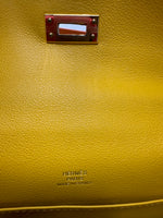 Jaune Ambre Swift Kelly Pochette GHW