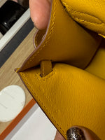 Jaune Ambre Swift Kelly Pochette GHW