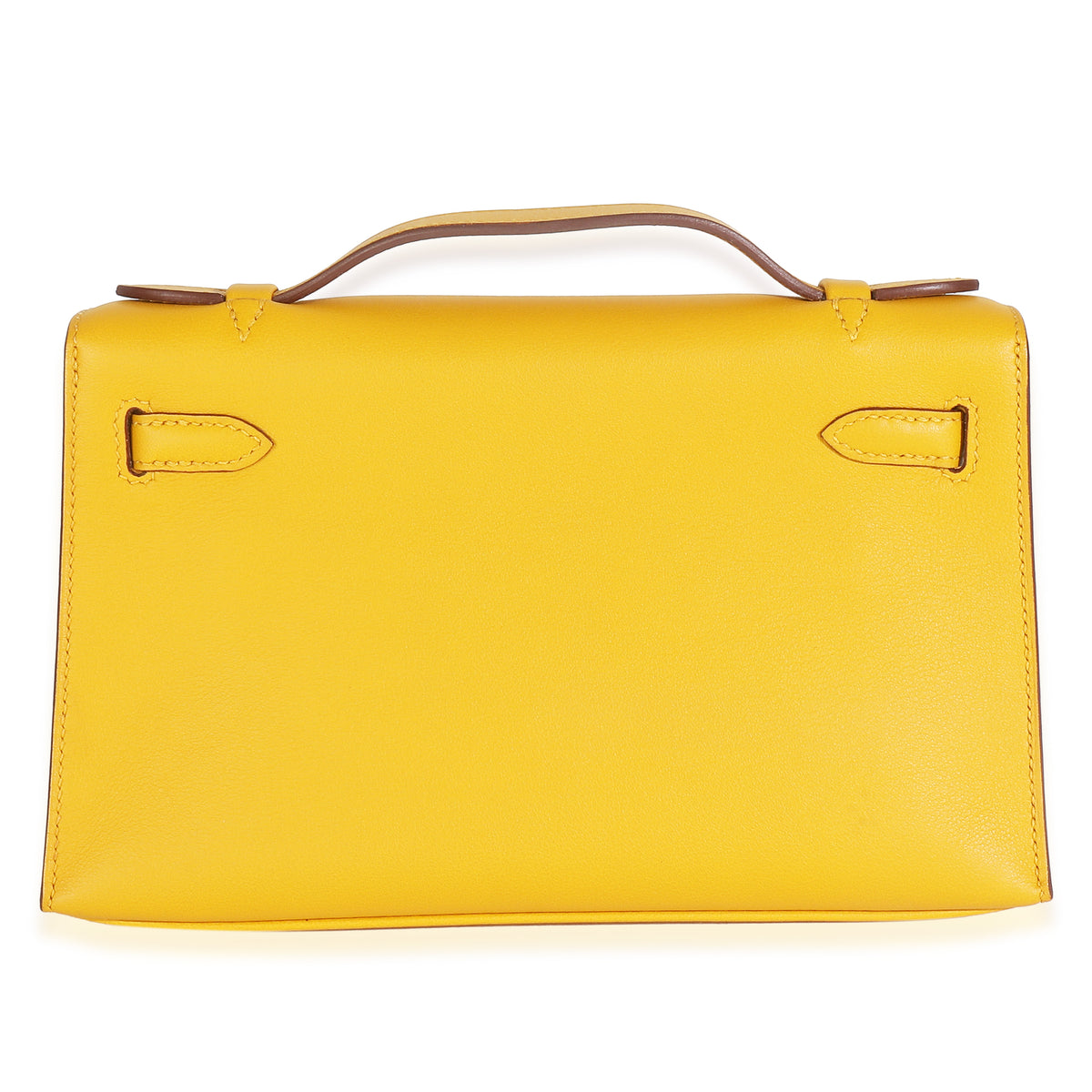Jaune Ambre Swift Kelly Pochette GHW