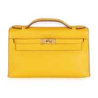 Jaune Ambre Swift Kelly Pochette GHW