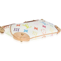White Multicolor Canvas Milla Pochette MM