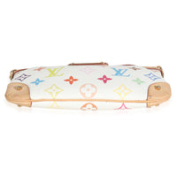 White Multicolor Canvas Milla Pochette MM