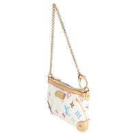 White Multicolor Canvas Milla Pochette MM