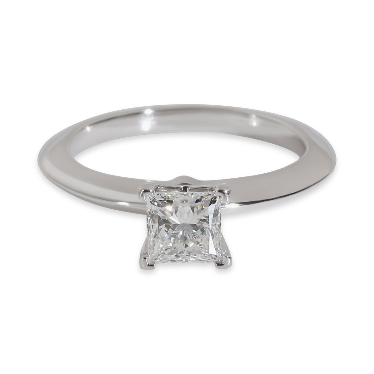 Tiffany & Co. 0.51 ct Princess Diamond Engagement Ring fv