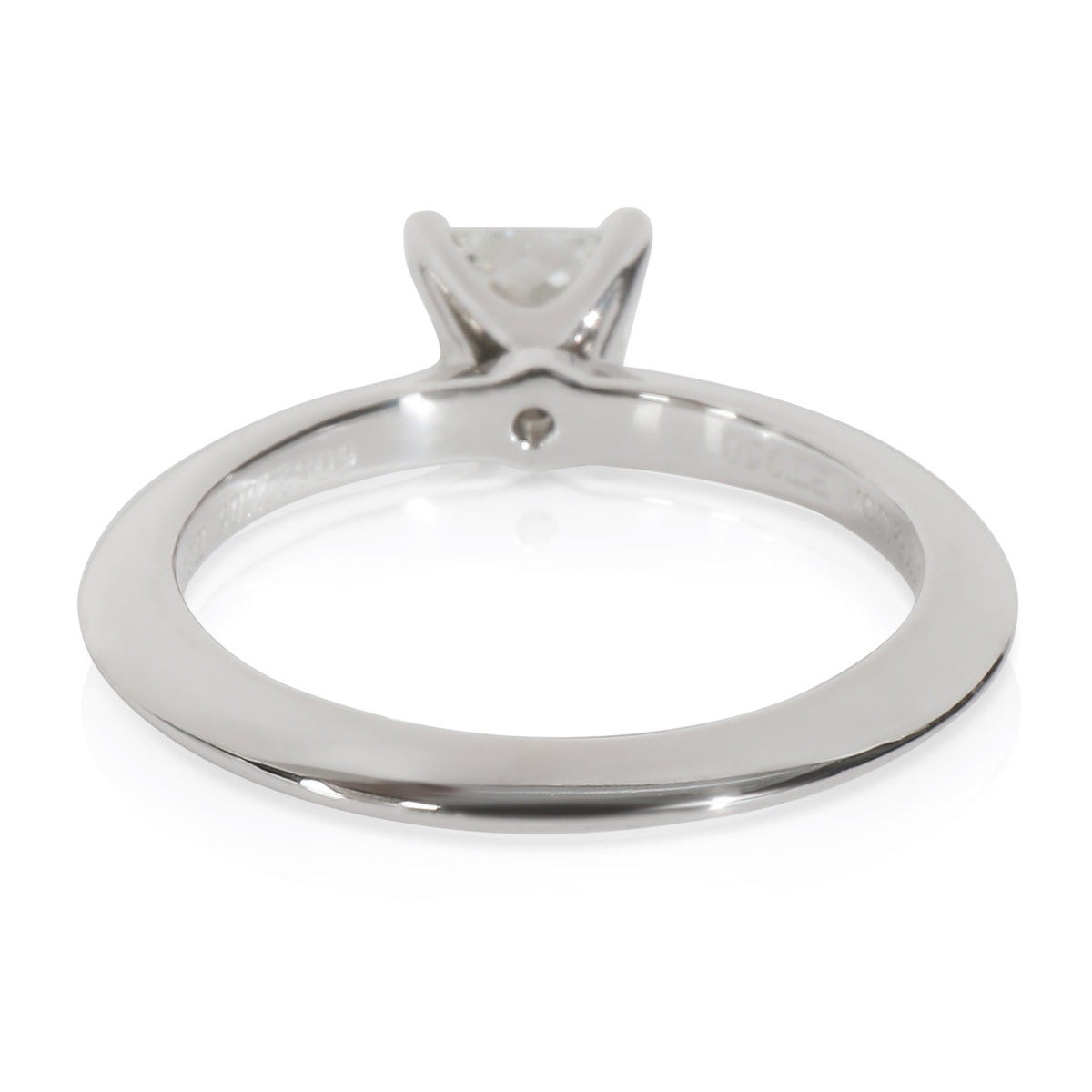 Tiffany & Co. 0.51 ct Princess Diamond Engagement Ring pv