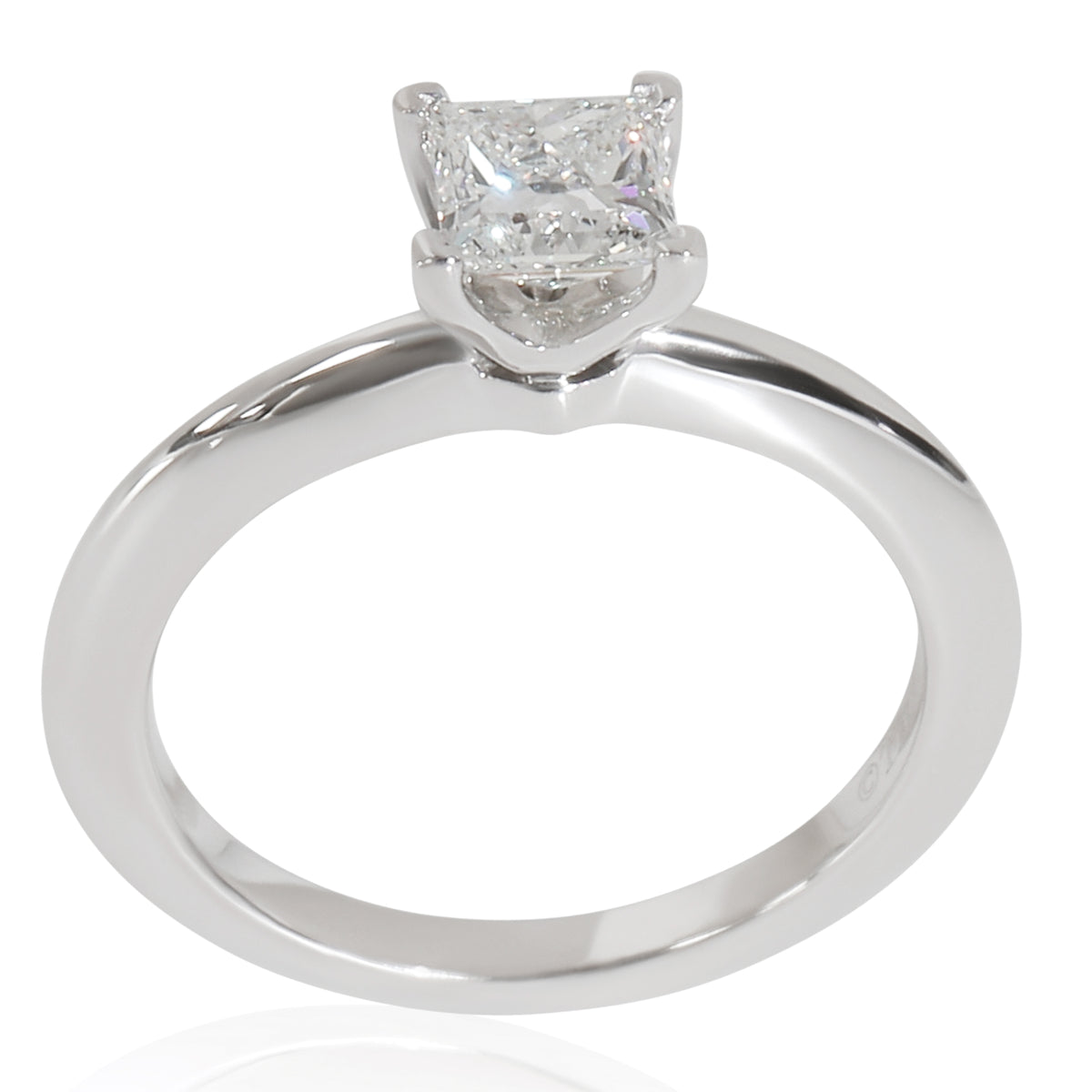 0.51 ct Princess Diamond Engagement Ring