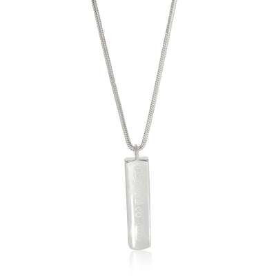 Sterling Silver  1837 Bar Pendant