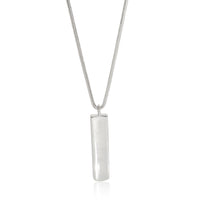 Sterling Silver  1837 Bar Pendant