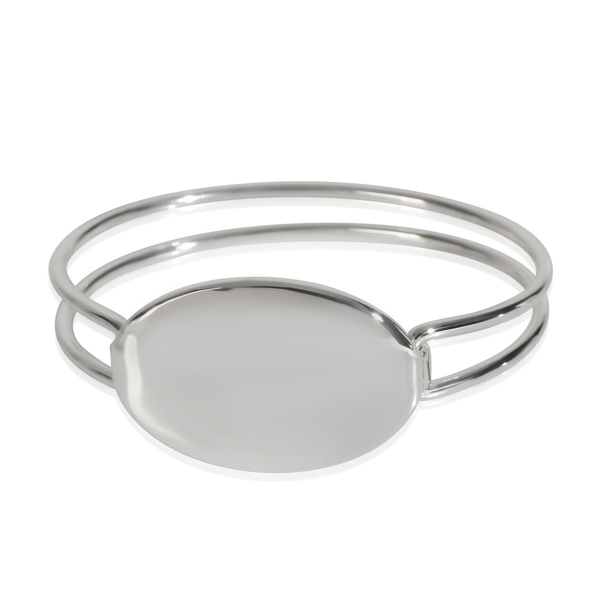 Sterling Silver Oval ID Bracelet