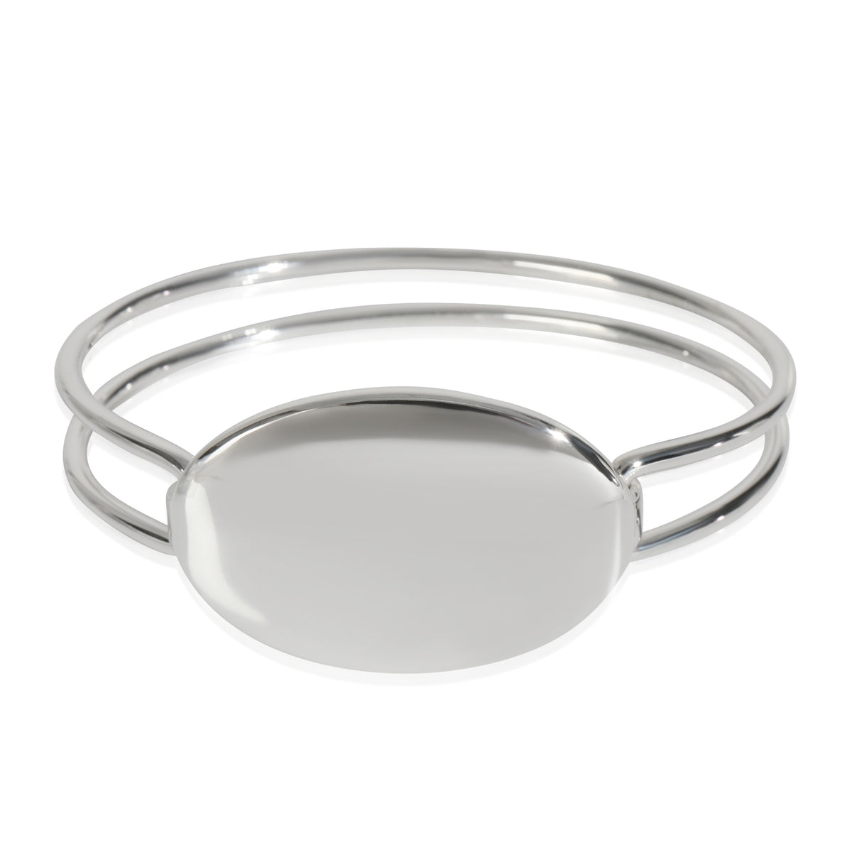 Sterling Silver Oval ID Bracelet