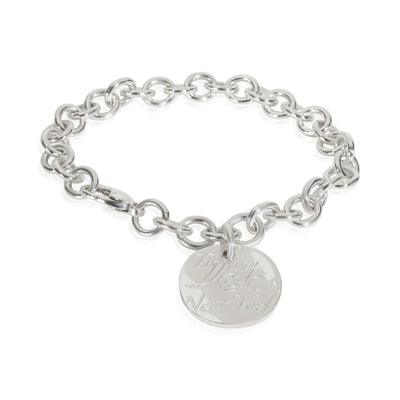Sterling Silver  Notes Charm Bracelet