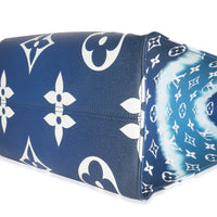 Blue Monogram Escale Canvas Onthego GM