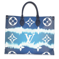 Blue Monogram Escale Canvas Onthego GM