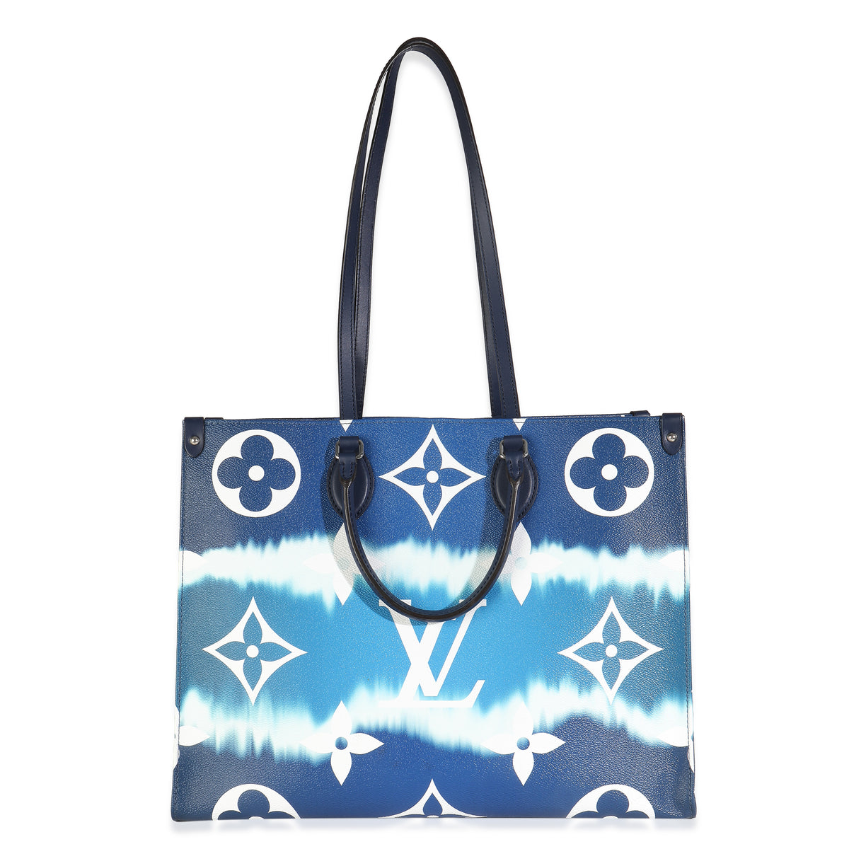Blue Monogram Escale Canvas Onthego GM