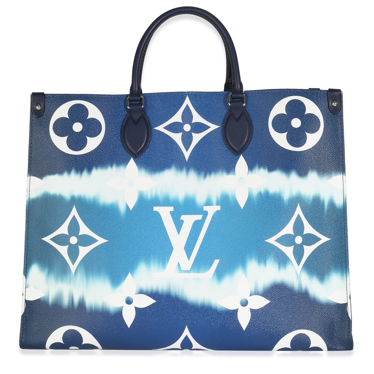 Blue Monogram Escale Canvas Onthego GM