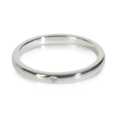 Sterling Silver Diamond Elsa Peretti Stacking Band
