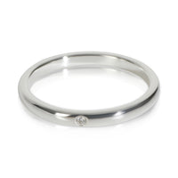 Sterling Silver Diamond Elsa Peretti Stacking Band
