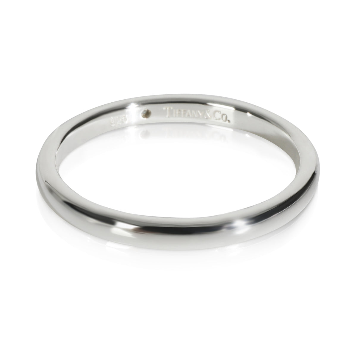 Sterling Silver Diamond Elsa Peretti Stacking Band