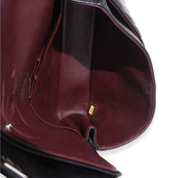 Black Lambskin Chevron Medium Classic Double Flap Bag