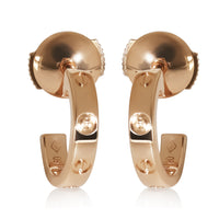 Rose Gold  Small Model Love Hoop Earrings