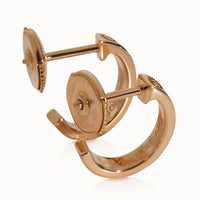 Rose Gold  Small Model Love Hoop Earrings