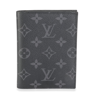 Monogram Eclipse Canvas Passport Cover