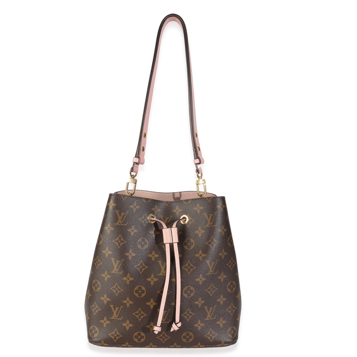 Rose Poudre Monogram Canvas Neonoe MM