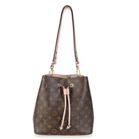 Rose Poudre Monogram Canvas Neonoe MM