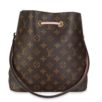 Rose Poudre Monogram Canvas Neonoe MM
