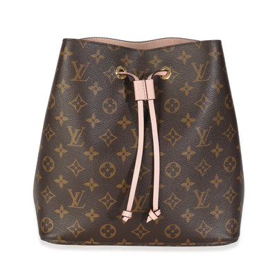 Rose Poudre Monogram Canvas Neonoe MM