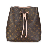 Rose Poudre Monogram Canvas Neonoe MM