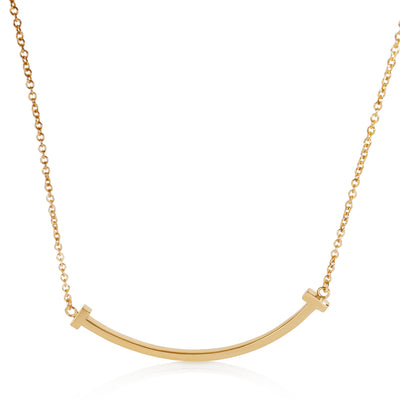 Yellow Gold  Small Model Tiffany T Pendant