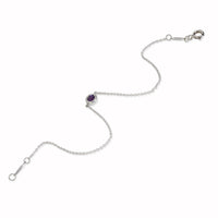 Sterling Silver Amethyst Elsa Peretti Color By The Yard Bracelet