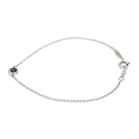 Sterling Silver Amethyst Elsa Peretti Color By The Yard Bracelet