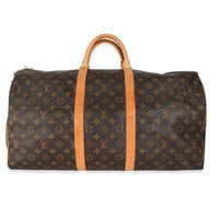 Monogram Canvas Keepall Bandouliere 55