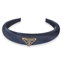 Balticlue Navy Nylon Logo Headband