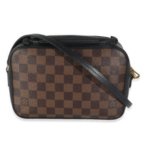 Black Damier Ebene Canvas Santa Monica