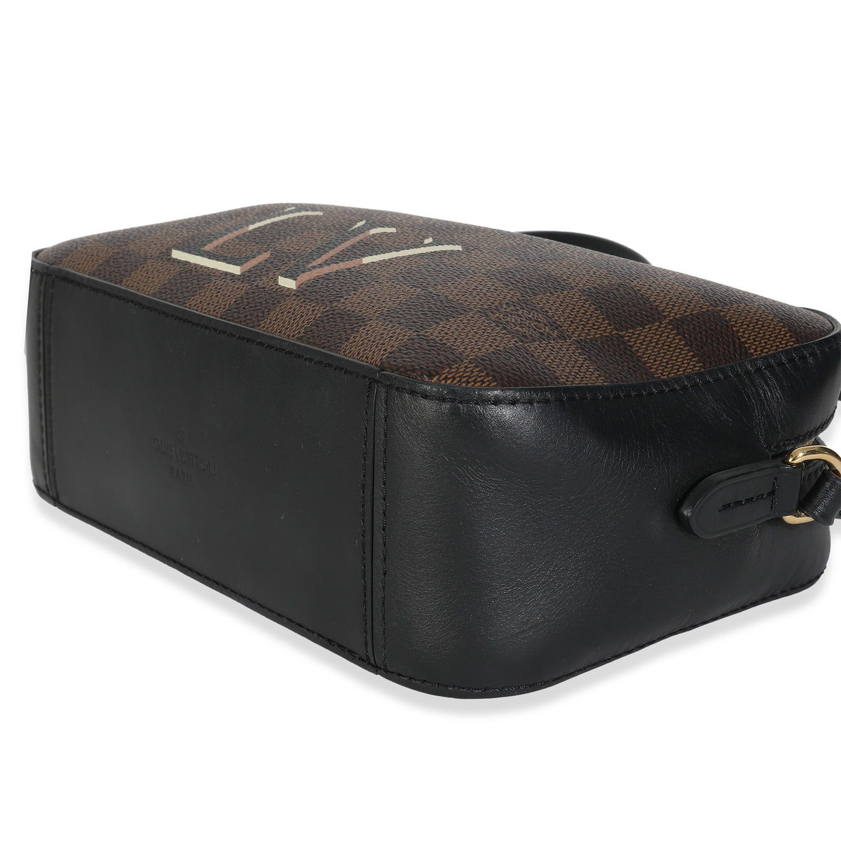 Black Damier Ebene Canvas Santa Monica