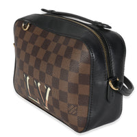 Black Damier Ebene Canvas Santa Monica