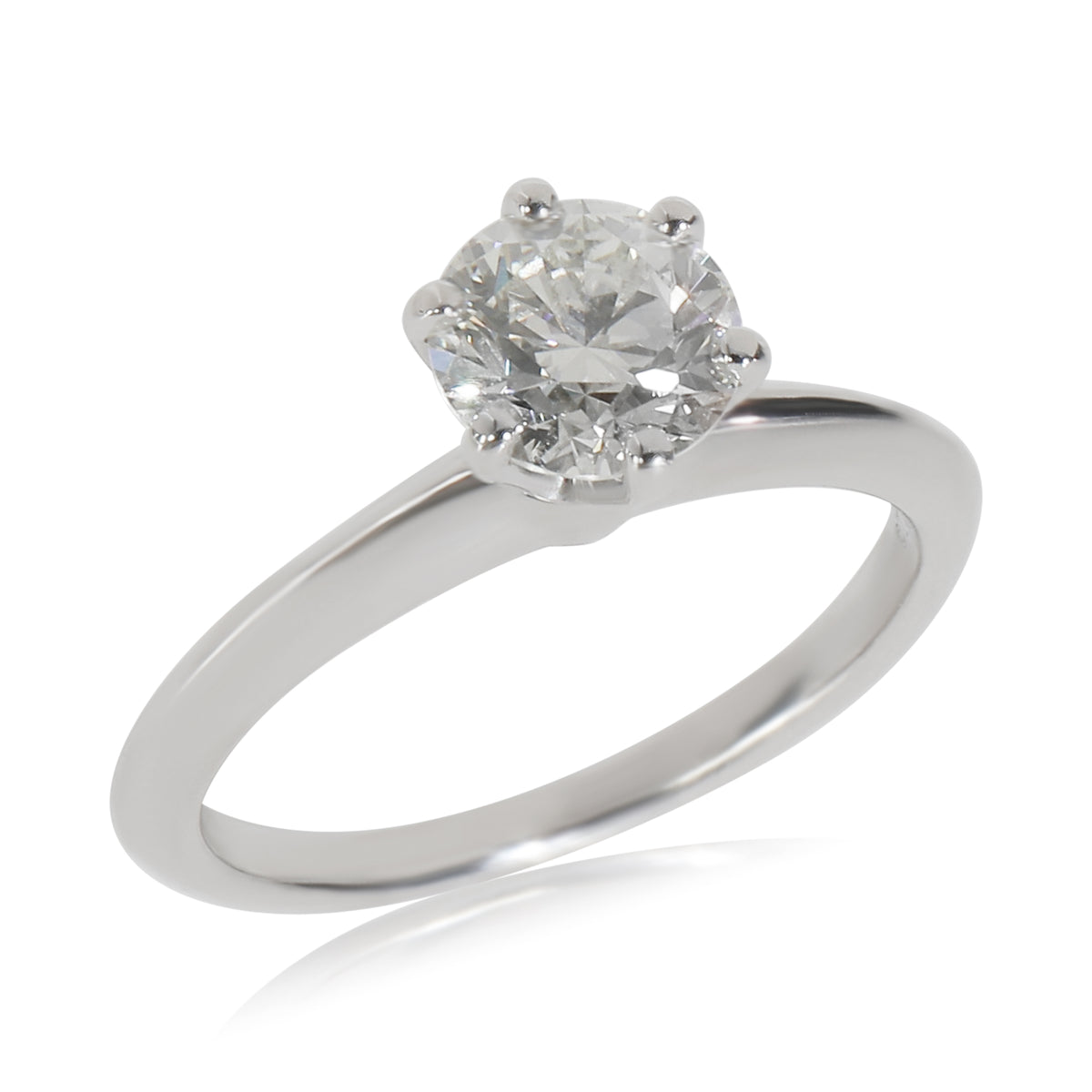 1.01 ct Round Brilliant Diamond Engagement Ring