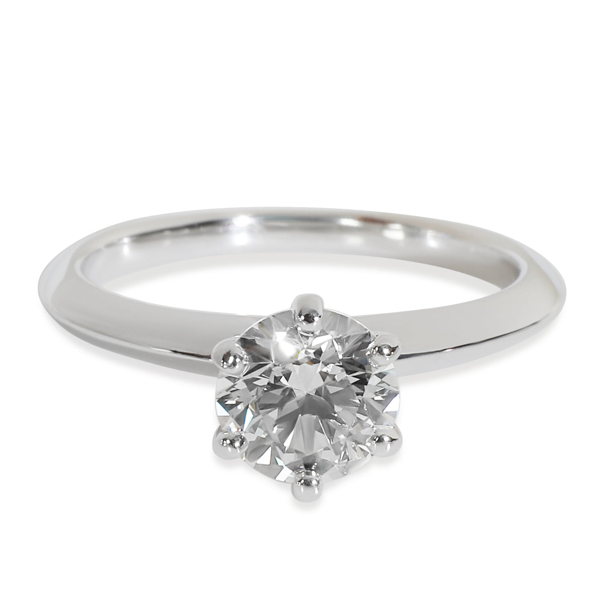 1.01 ct Round Brilliant Diamond Engagement Ring