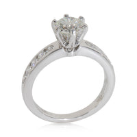 0.99 ct Round Brilliant Diamond Channel Set Engagement Ring