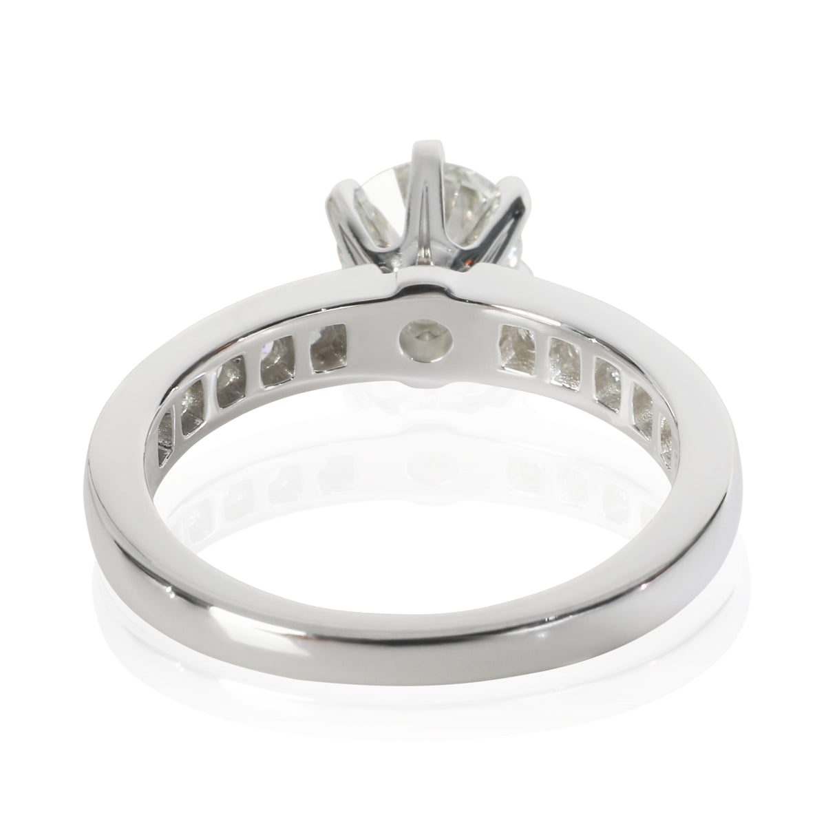 0.99 ct Round Brilliant Diamond Channel Set Engagement Ring