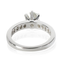 0.99 ct Round Brilliant Diamond Channel Set Engagement Ring