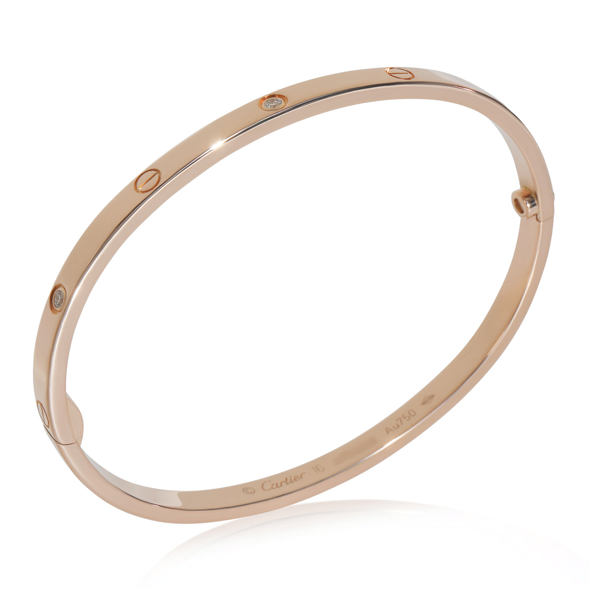 Rose Gold Diamond Small Model Love Bracelet