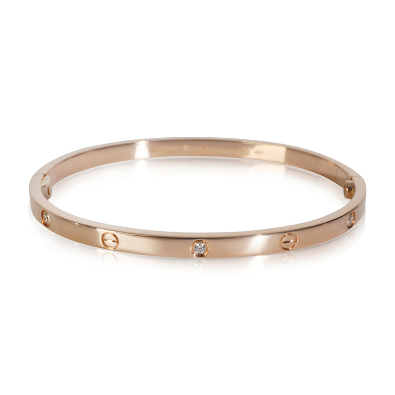 Rose Gold Diamond Small Model Love Bracelet