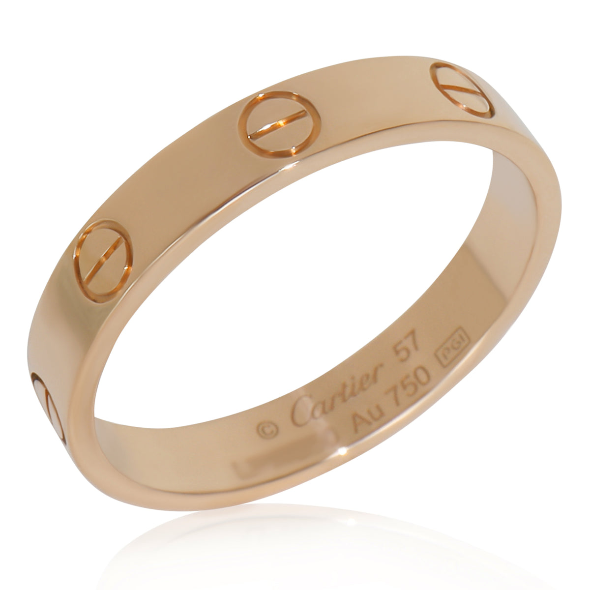 Rose Gold  Small Model Love Ring