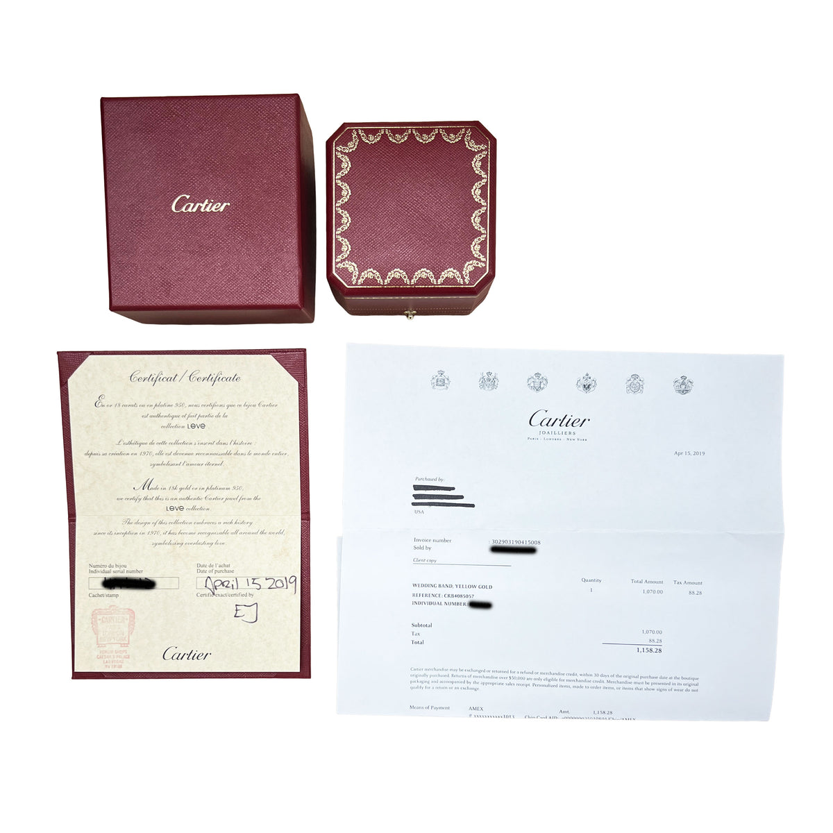 Yellow Gold  Small Model Love Ring